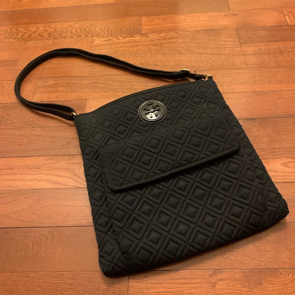 Tory Burch Black Quilted Purse- Authentic